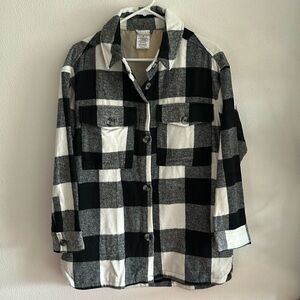 Long flannel shirt